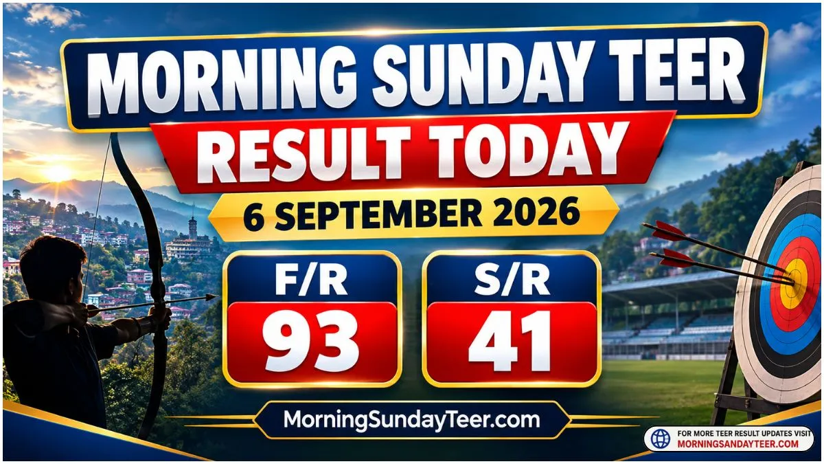 Morning Sunday Teer Result 6 September 2026 – F/R & S/R